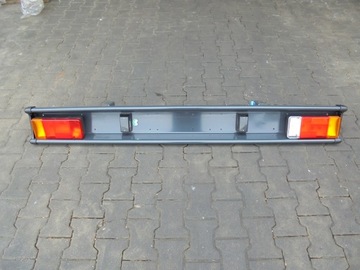 Балка бампер зад iveco daily 50/65/70c 00-06r kpl фото №1