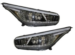 Комплект фари лампа перед kia ceed jd 2012-2018 drl led doś. zakr. фото №1