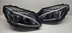 Mercedes c клас 205 фара повний led performance ліва права фото №1
