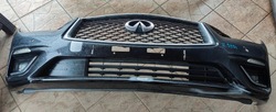 Infiniti q50 18r бампер перед переднє решітка радіатора фото №1