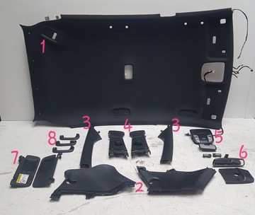 Потолок потолок защита обшивка стойка перед зад kia sportage iv фото №1