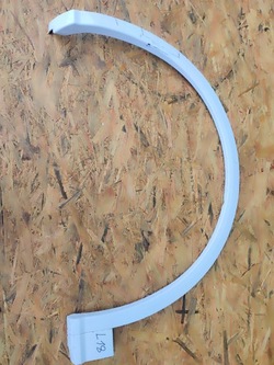 Планка крыльев левая audi q5 s-line 80a853717j перед фото №1