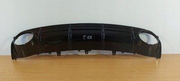 Audi rs6 c7 4g универсал спойлер бампера зад планка фото №1