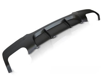 Диффузор bmw e90 e91 05-11 sport m-tech / m-performance -oo---oo- фото №1