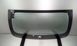 Стекло задняя tł peugeot 107 2005- оригинальная бесцветная с подогревом новая фото №1