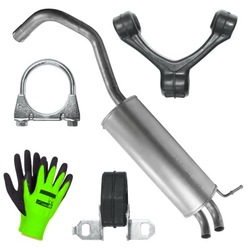 Глушитель конечный skoda fabia 1 i 1.4 1.9 sdi tdi 2.0 фото №1