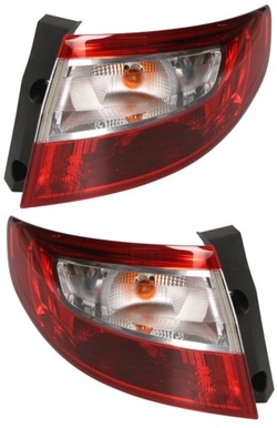 Renault fluence лампи зовнішня задні комплект фото №1