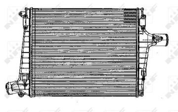 Интеркулер vw a6 2,5tdi 97- фото №1