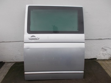 Дверь левая сдвижные стекло vw transporter t5 рестайлинг фото №1