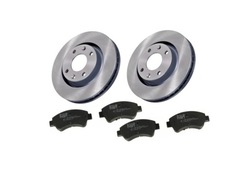 Диски гальмівні колодки citroen c2 c3 c4 c5 ds3 перед kpl фото №1