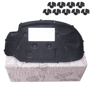 Шумоізоляція капота двигуна vw golf v 03-09 + застібки фото №1