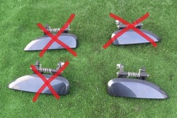 Ручка двері зад праві лівий dacia renault duster ii tekna фото №1