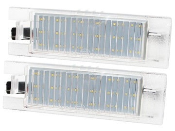 Подсветка led номерного знака регистрационный do fiat linea multipla фото №1