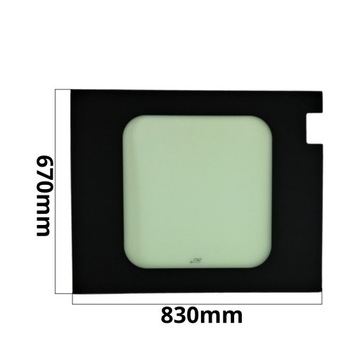 Стекло зад правая задняя w дверь citroen jumper ii 2 0303 фото №1