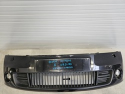 Бампер переднее перед skoda octavia ii vrs rs ксенон омыватель фото №1