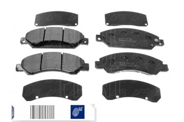 Синий print тормозные колодки тормозные cadillac escalade 6.2 фото №1