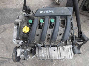 Двигатель renault megane ii 1.4 16v k4ja712 фото №1