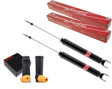 Kyb 2x амортизатори + захисні накладки i відбійники kia sportage sl 2wd hyundai ix35 зад фото №1