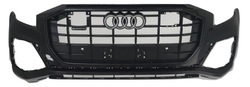 Бампер перед переднє audi q8 4m8 s line 4 x pdc решітка радіатора чорний фото №1