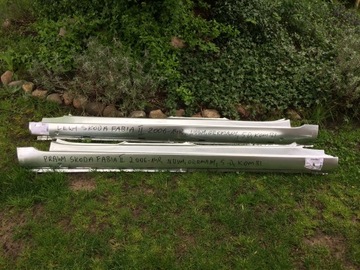 Порог p / l skoda fabia ii 2006-14r 5-d хэтчбек новый германия фото №1