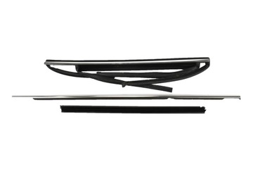 Планки накладкі скребові прокладка двері правий зад хром 5e7839432n skoda octavia фото №1