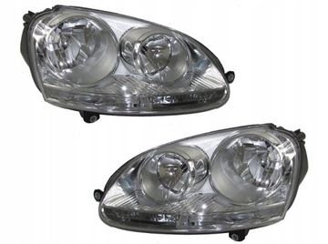 Комплект фары vw golf v jetta 2003-2010 фото №1