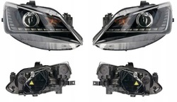 Фара лампа seat ibiza 12- ксенон valeo l+p фото №1