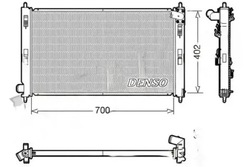 Радиаторов воды drm45032 denso citroen mitsubishi фото №1