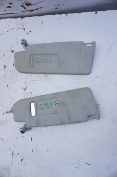 Захист сонцезахисна ліва vw golf vi 6 фото №1