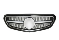 Решітка радіатора решітка mercedes e-klasy w212 рестайлінг amg avantgarde стиль чорний 13+ фото №1