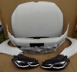 Dw golf 7 рестайлінг бампер капот крила pas перед дизель lc9a фото №1