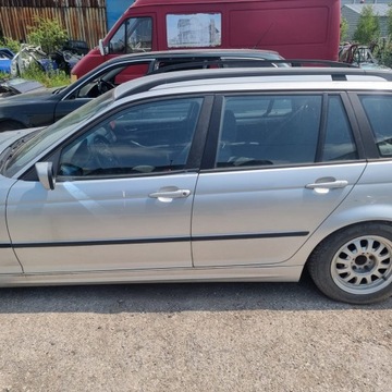 Дверь правые левая перед зад e46 универсал титан серебро фото №1