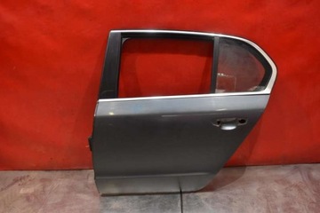 Дверь левая зад задние графитовые skoda superb 2 ii 08-15 фото №1