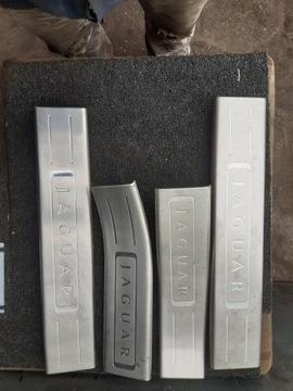 Планка порогова хром jaguar xj x351 комплект фото №1