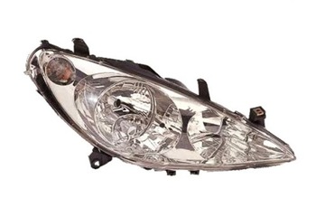 Depo фара peugeot 307 h1/h7 00-09 le фото №1