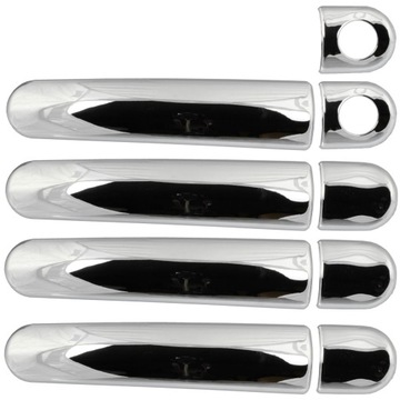 Хром накладки ручка vw bora golf passat b5 polo фото №1