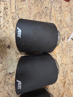 2x наконечник вихлоп audi abt карбон rs4 rs6 sq5 rs7 itp abt sport фото №1