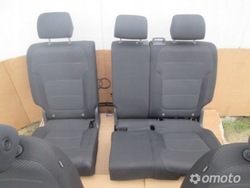 Vw touareg 7p сидіння диван задня зад фото №1