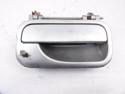 Opel vectra b 99-02 ручка зовнішня двері права перед срібна фото №1