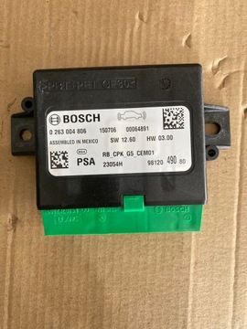 Модуль pdc перед peugeot 308 t9 9812049080 фото №1