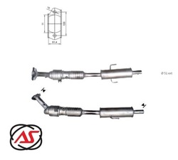 Катализатор mazda 6 2.0i 16v 3/2005 - 8/2007 фото №1