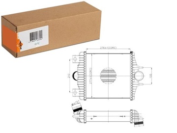 Интеркулер радиаторов воздуха впускной land rover range rover iv фото №1