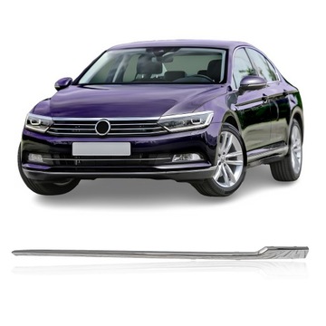 Volkswagen passat b8 3g 2015+ хром планка перед бампера ліва 3g0853253 фото №1