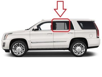 Escalade tahoe yukon 15-20 стекло боковая дверь задних дверь левых oem фото №1