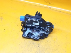 Замок дверь левый зад octavia ii hb 7l0839015 04-08 фото №1