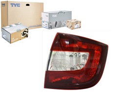 Лампа зад l skoda rapid liftback 07.12-12.18 tyc фото №1
