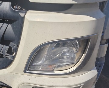 Накладка фара панель крепления фар защита лампы daf xf 106 евро 6 левая дорестайлинг фото №1