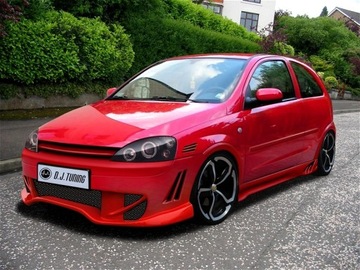 Opel corsa c бампер переднее dj-тюнинг фото №1