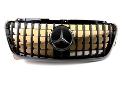 Решётка радиатора mercedes sprinter w907 w910 2018- стиль amg panamericana фото №1