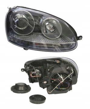 Фара лампа правые volkswagen jetta golf v фото №1